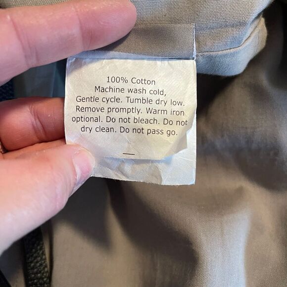 Land of Nod Grey Cargo Duvet - Picture 3 of 4